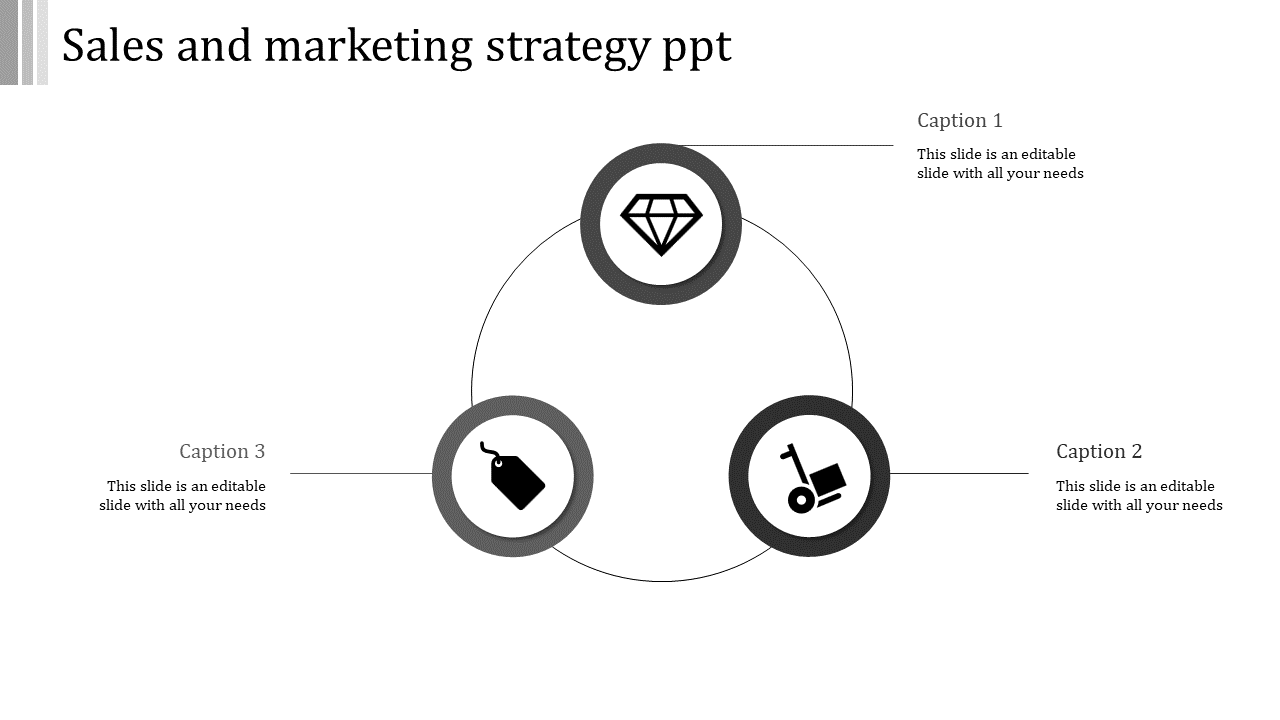 Free - Sales And Marketing Strategy PPT Slide For Presentation